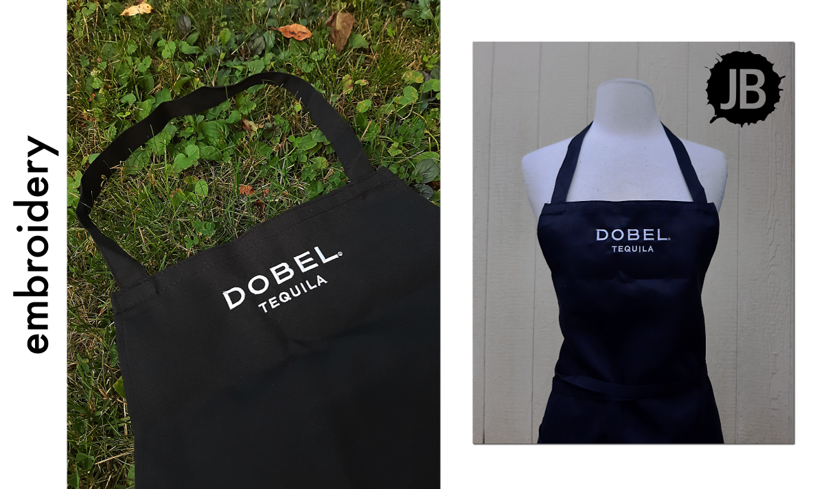 Dobel Tequila embroidered apron